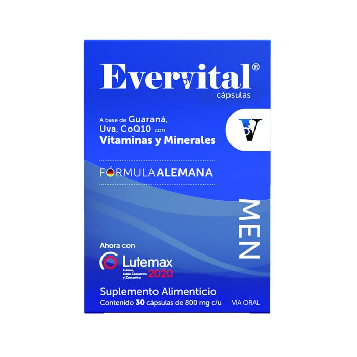 EVERVITAL MEN C 30 CAP SUPLEM ALIMENT