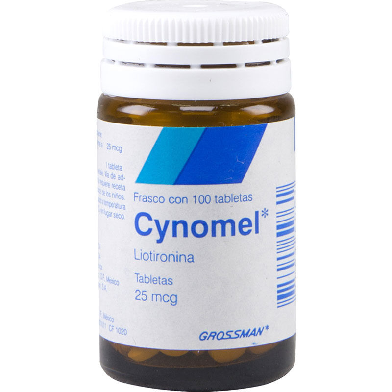 CYNOMEL 25MCG C 100 TAB