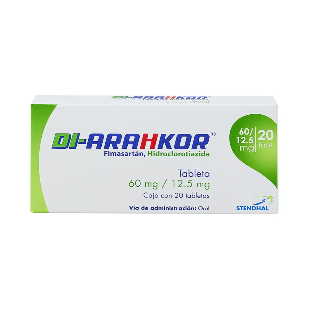 DIARAHKOR 60/12.5MG C 20 TAB