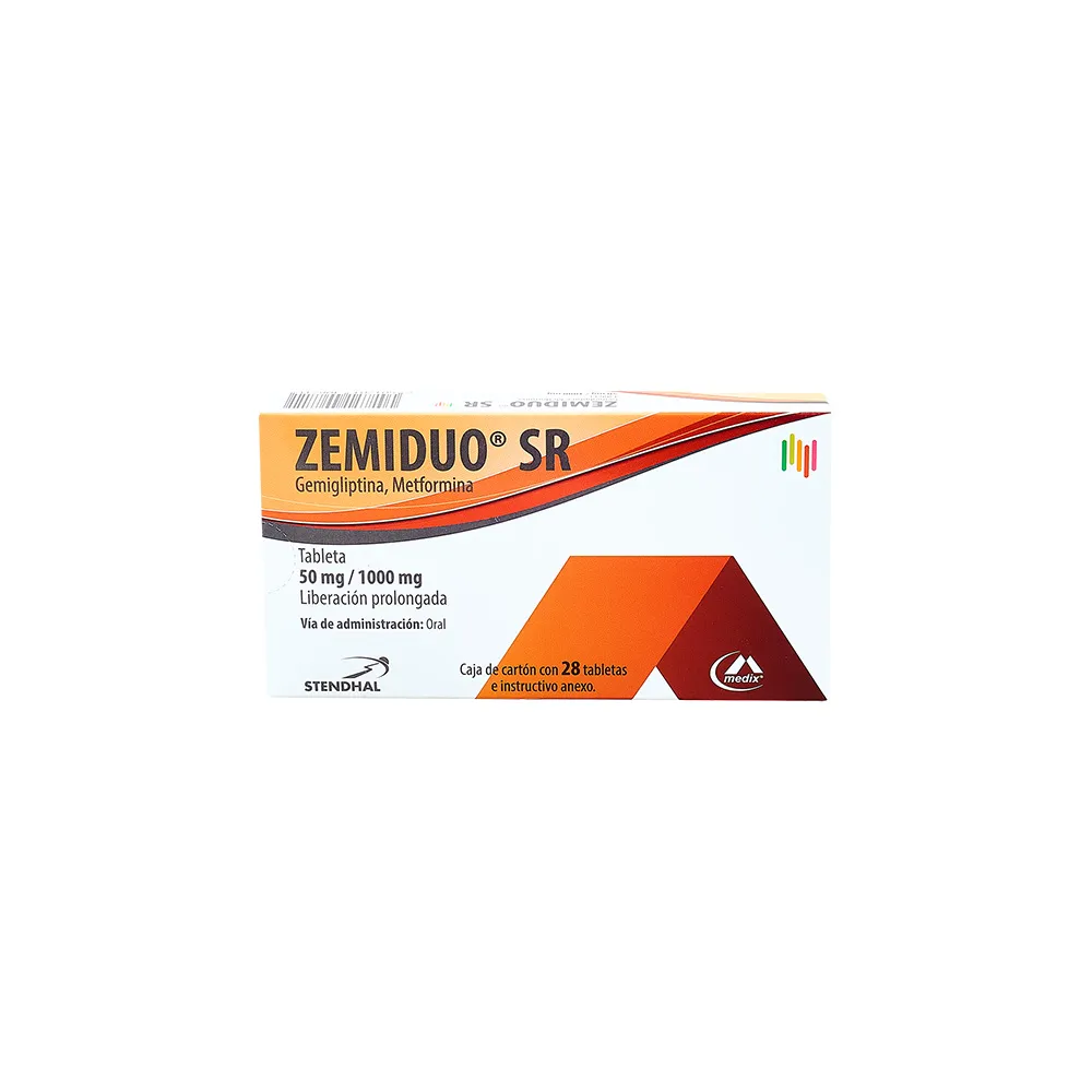 ZEMIDUO SR 50/100MG C 28 TAB GEMIGLIPTINA/METFORMINA