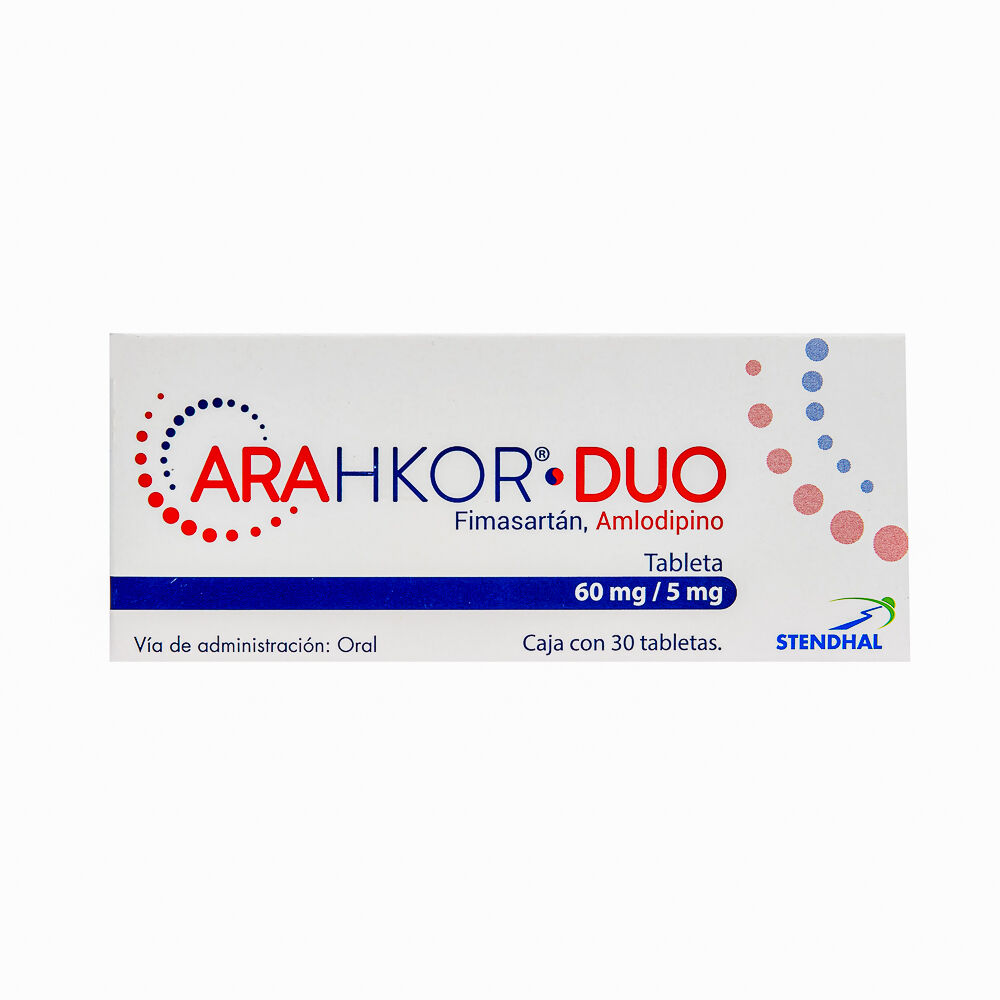 ARAHKOR DUO 60/5MG C 30 TAB  FIMASARTANAMLODIPINO