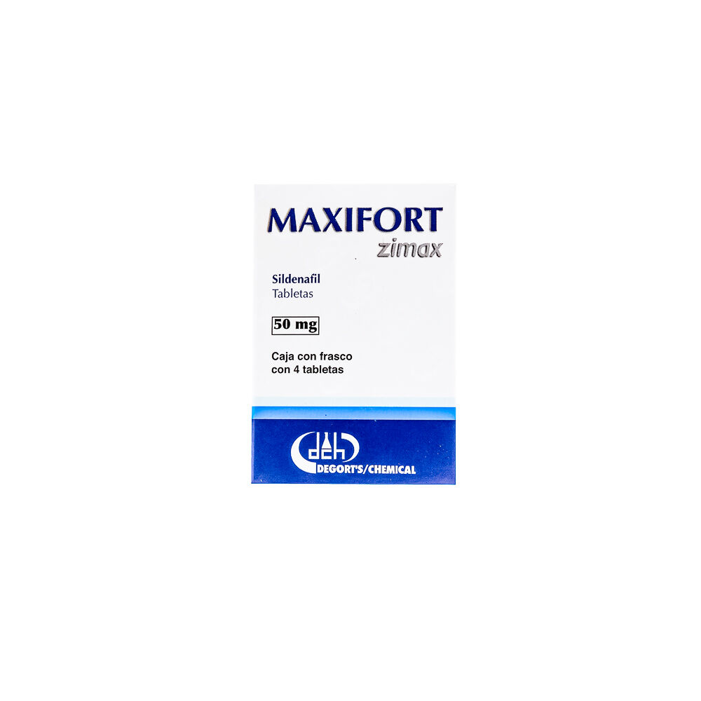 MAXIFORT 50MG C 4 TAB SILDAFENIL
