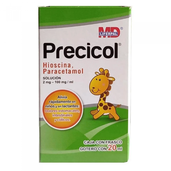 PRECICOL SOL GOTAS 20ML HIOSCINA-PARACETAMOL