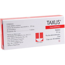 TAXUS 20MG C 30 TAB TAMOXIFENO