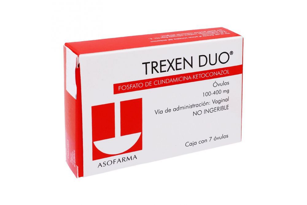TREXEN DUO CAPS VAG C 7 CLINDAMICINA/KETOCONAZOL