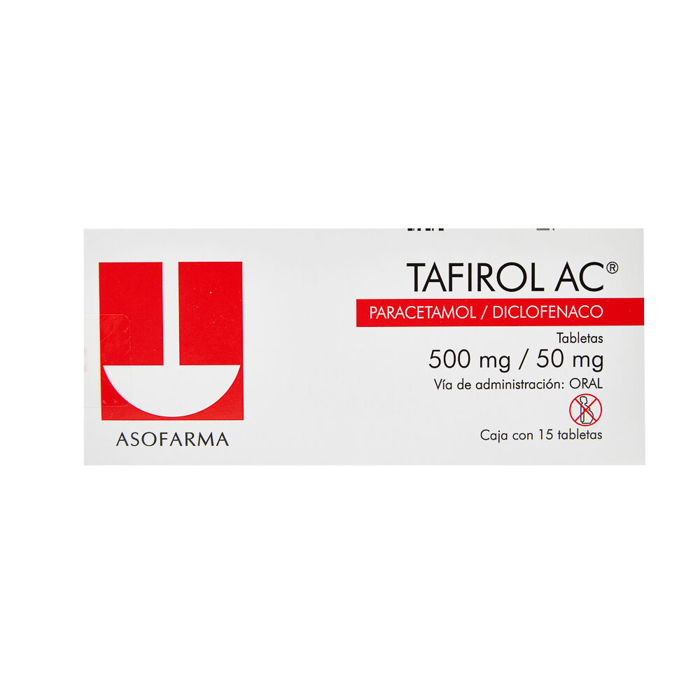 TAFIROL AC 500MG50MG C 15 TAB