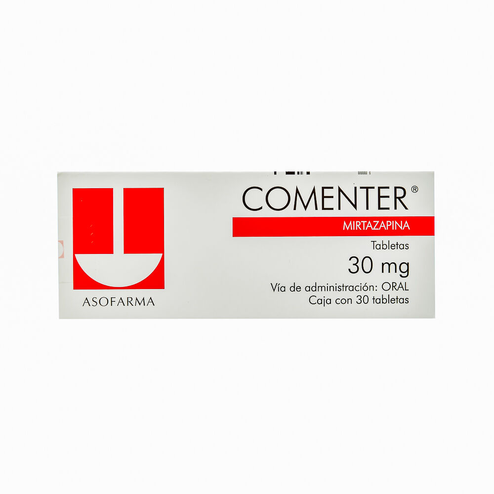 COMENTER 30MG C 30 TAB MIRTAZAPINA