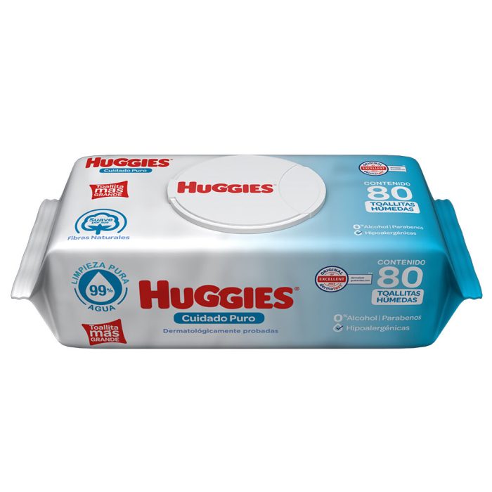 HUGGIES TOALLITAS HUM REPUEST C 80 CUIDADO PURO