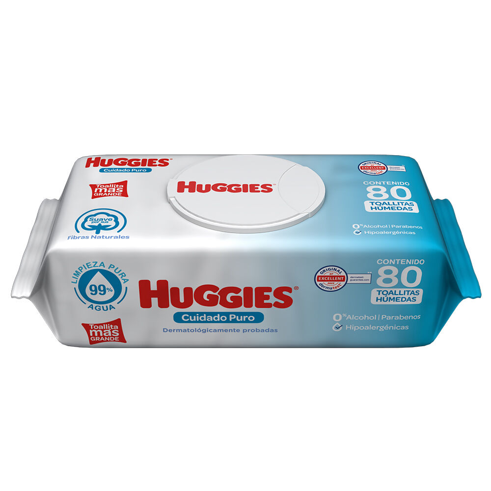 HUGGIES TOALLITAS HUM REPUEST C 80 CUIDADO PURO