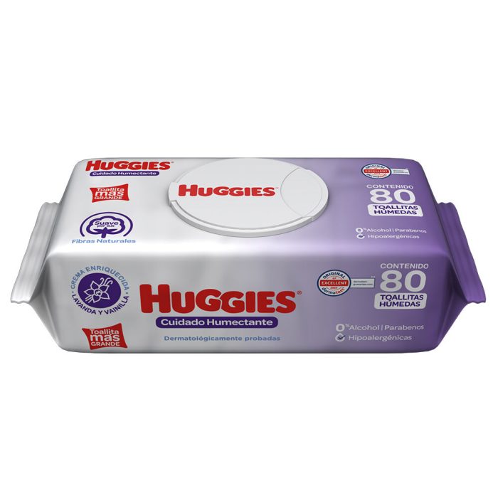 HUGGIES R TOLLITAS HUMEDAS REP 80 RELAJANTE