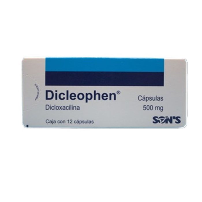DICLEOPHEN 500MG C 12 CAP DICLOXACILINA