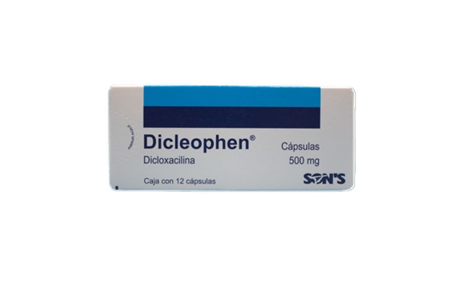 DICLEOPHEN 500MG C 12 CAP DICLOXACILINA