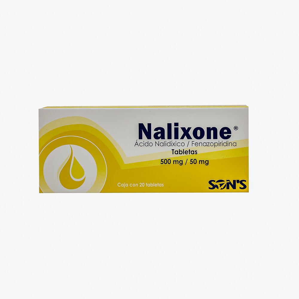 NALIXONE C 20 TAB ACIDO NALIDIXICOFENAZOPIRIDINA