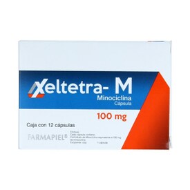 XELTETRAM 100MG C 12 CAP MINOCICLINA