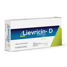 LIEVRICIN D 100MG C 28 CAP DOXICICLINA
