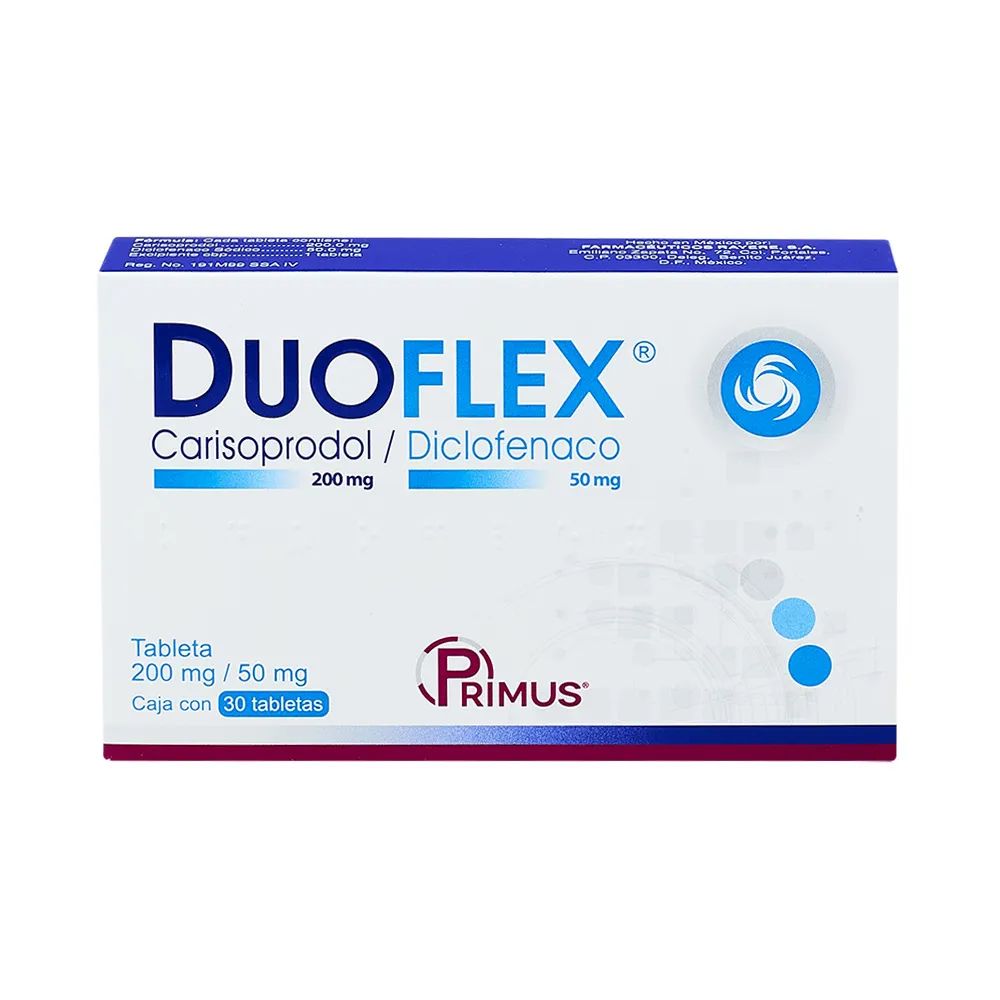 DUOFLEX 200/50MG C 30 TAB