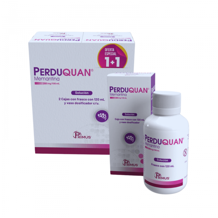PERDUQUAN SOL ORAL 200MG/100ML C 2 O 120ML MEMANTINA