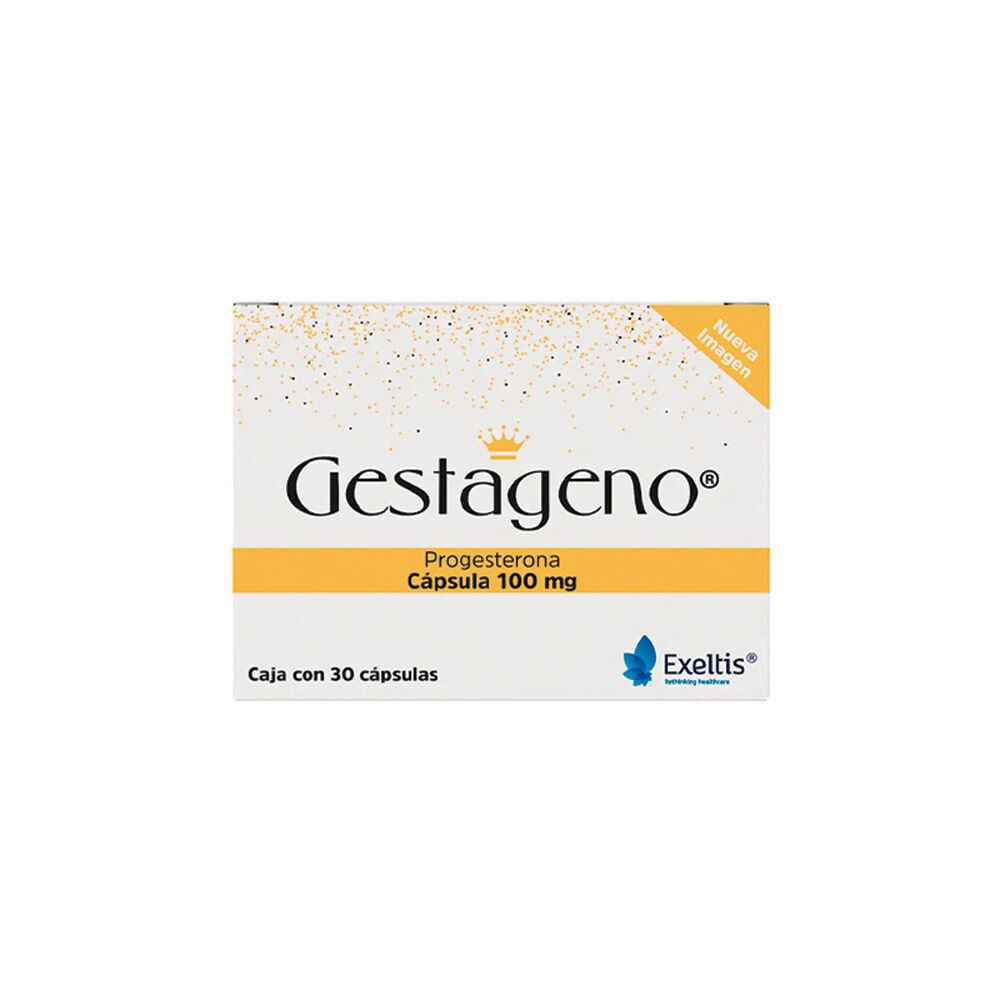 GESTAGENO 100MG C 30 CAP PROGESTERONA