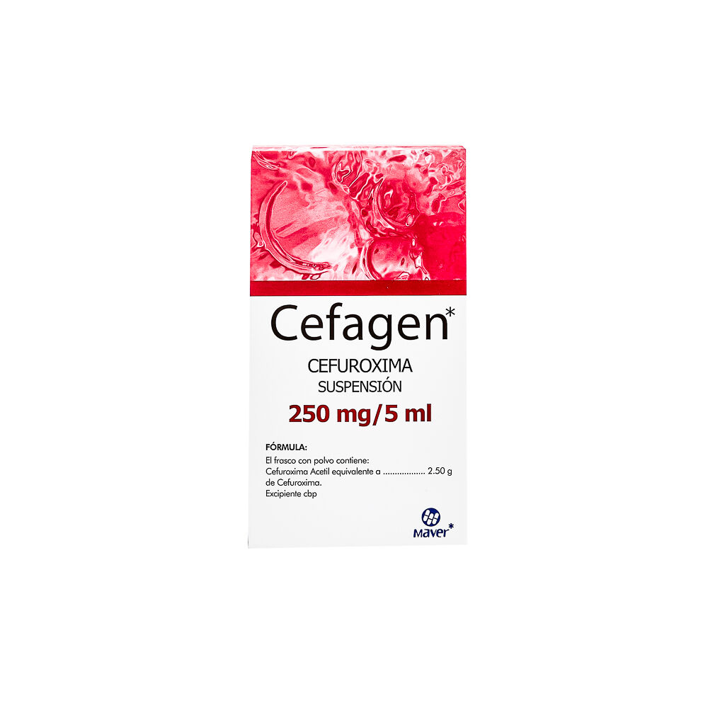 CEFAGEN 250MG SUSP 50ML CEFUROXIMA
