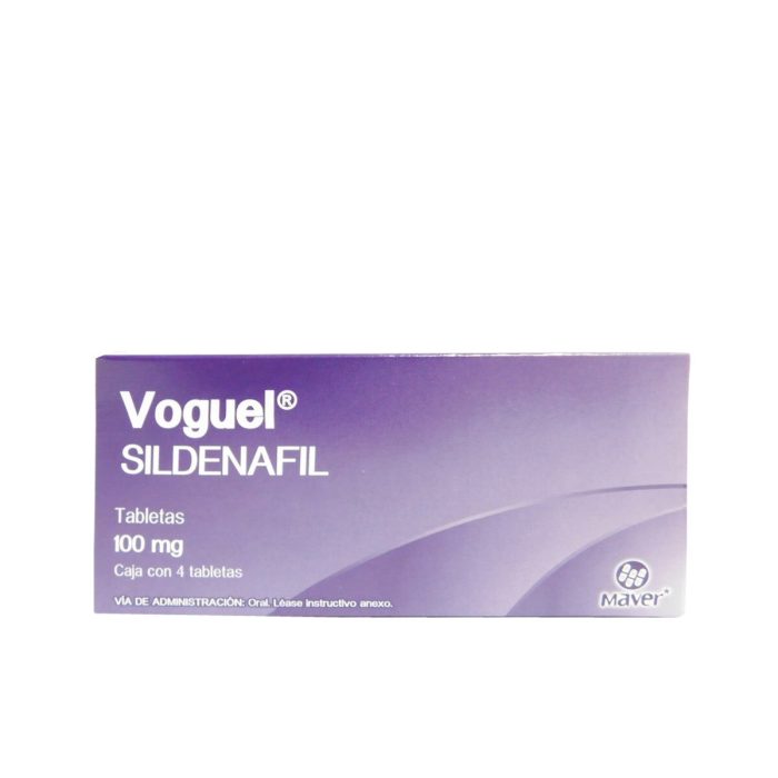 VOGUEL 100MG C 4 TAB SILDENAFIL