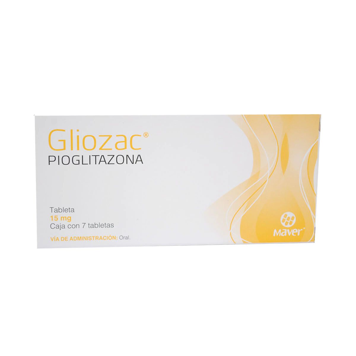 GLIOZAC 15MG C 7 TAB PIOGLITAZONA