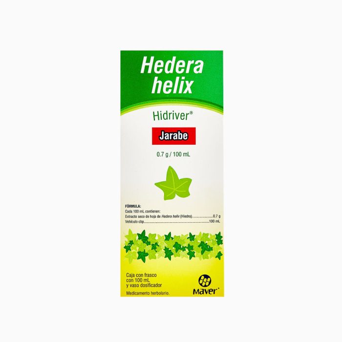 HIDRIVER JARABE 100ML HEDERA HELIX