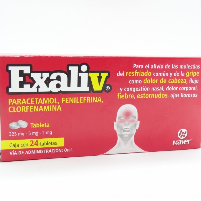EXALIV TAB 24 CLORFENAMI COMPTA