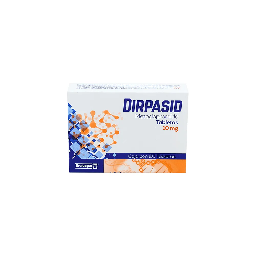 DIRPASID 10MG C 20 TAB METOCLOPRAMIDA