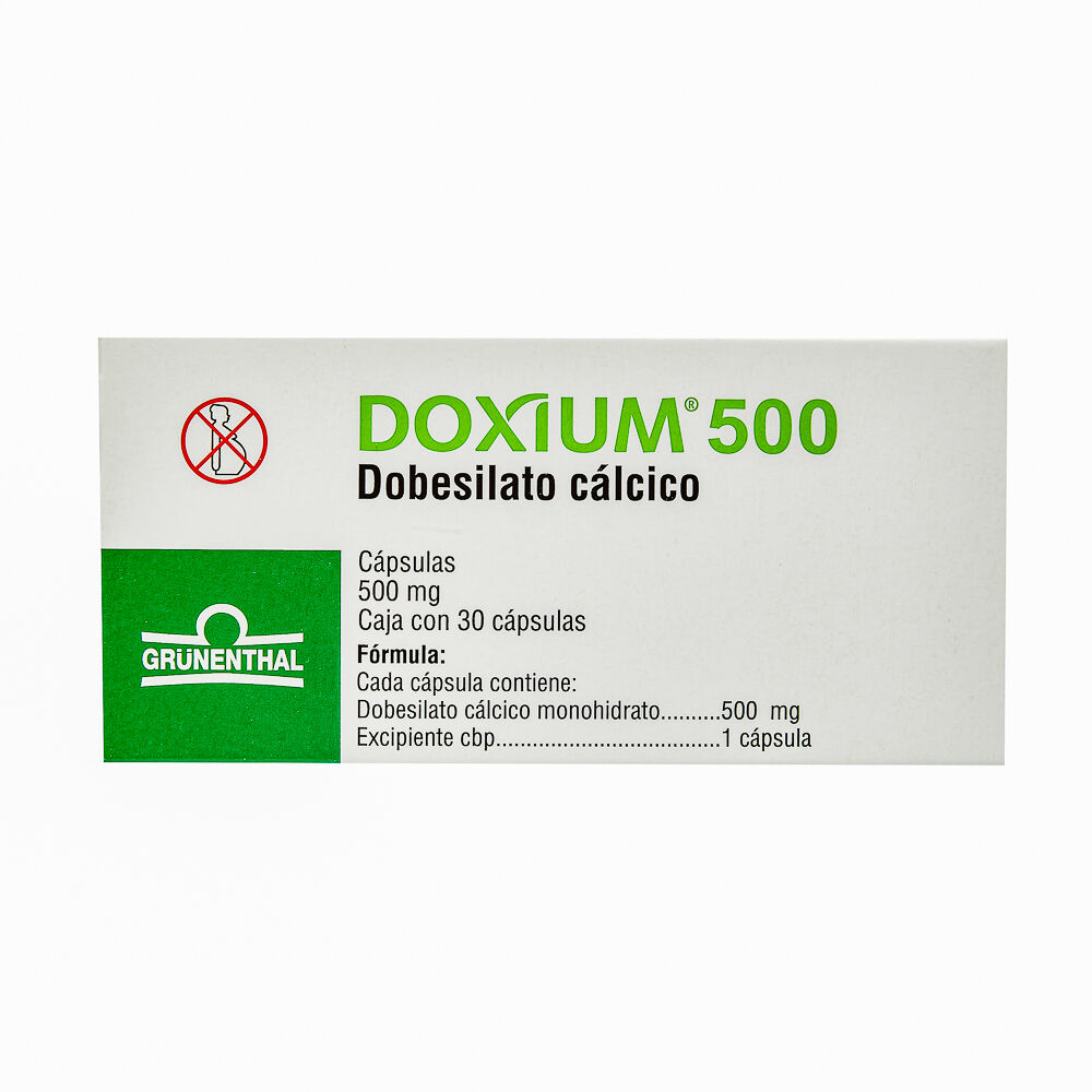 DOXIUM 500 C 30 CAP DOBESILATO CALCICO
