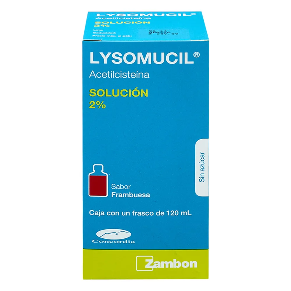 LYSOMUCIL SOL ORAL 120ML ACETILSISTEINA
