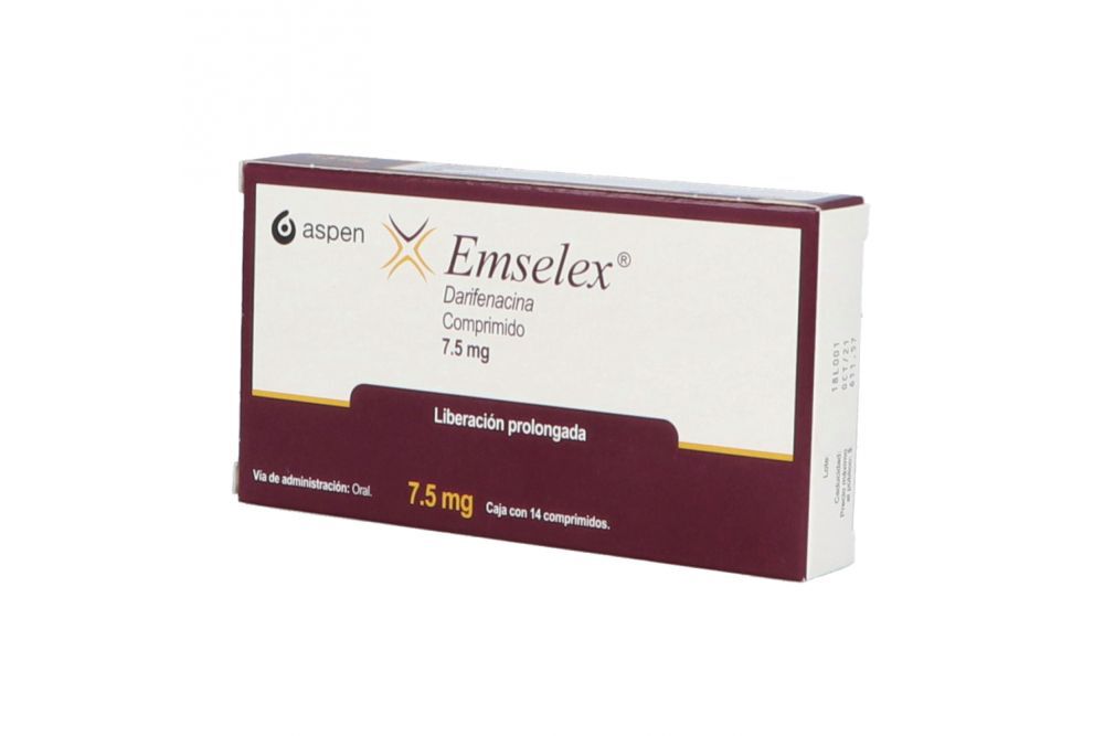EMSELEX 7.5MG LP C 14 TAB DARIFENACINA