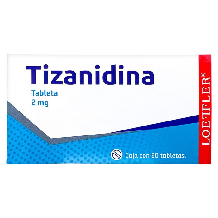 TIZANIDINA 2MG C 20 TAB LOEFFLER