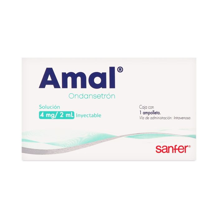 AMAL 4MG/2ML SOL INY C 1 AMP  ONDANSETRON