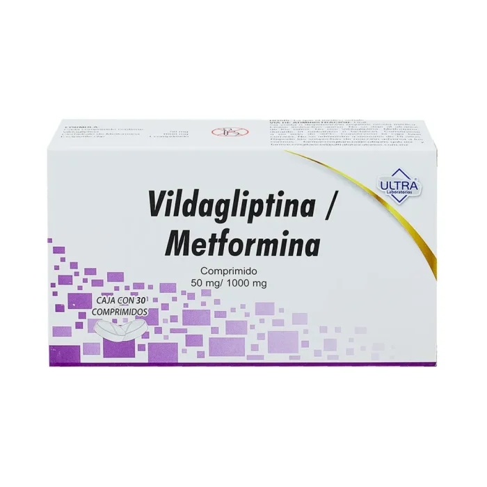 VILDAGLIPTINA-METFORMINA 501000MG C 30 TAB ULTRA
