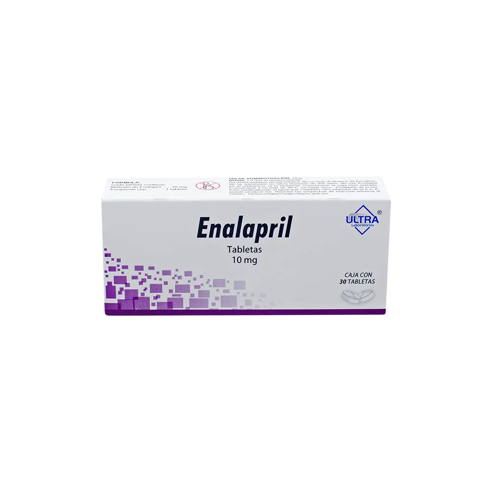 ENALAPRIL 10MG C 30 TAB ULTRA