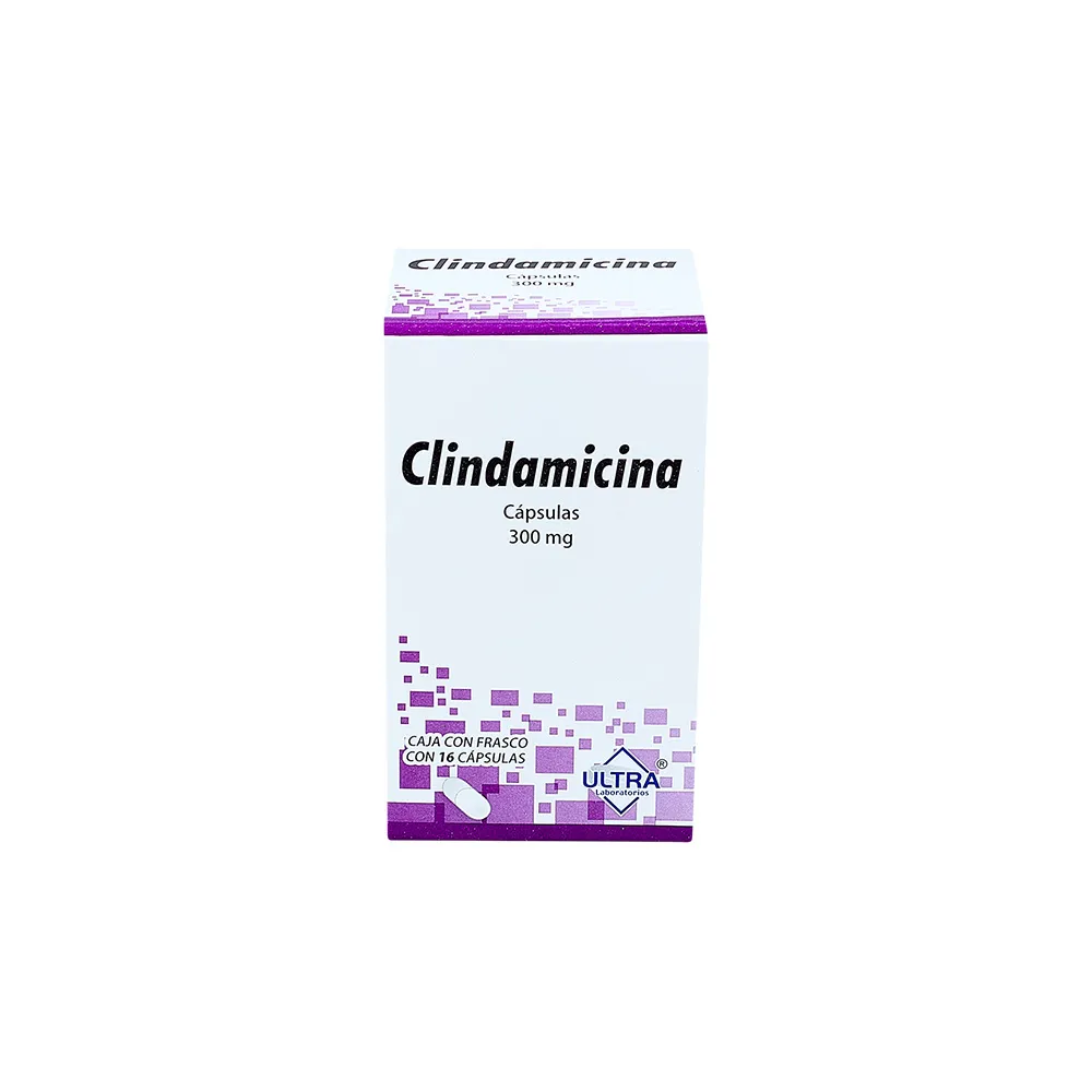 CLINDAMICINA 300MG C 16 CAP ULTRA