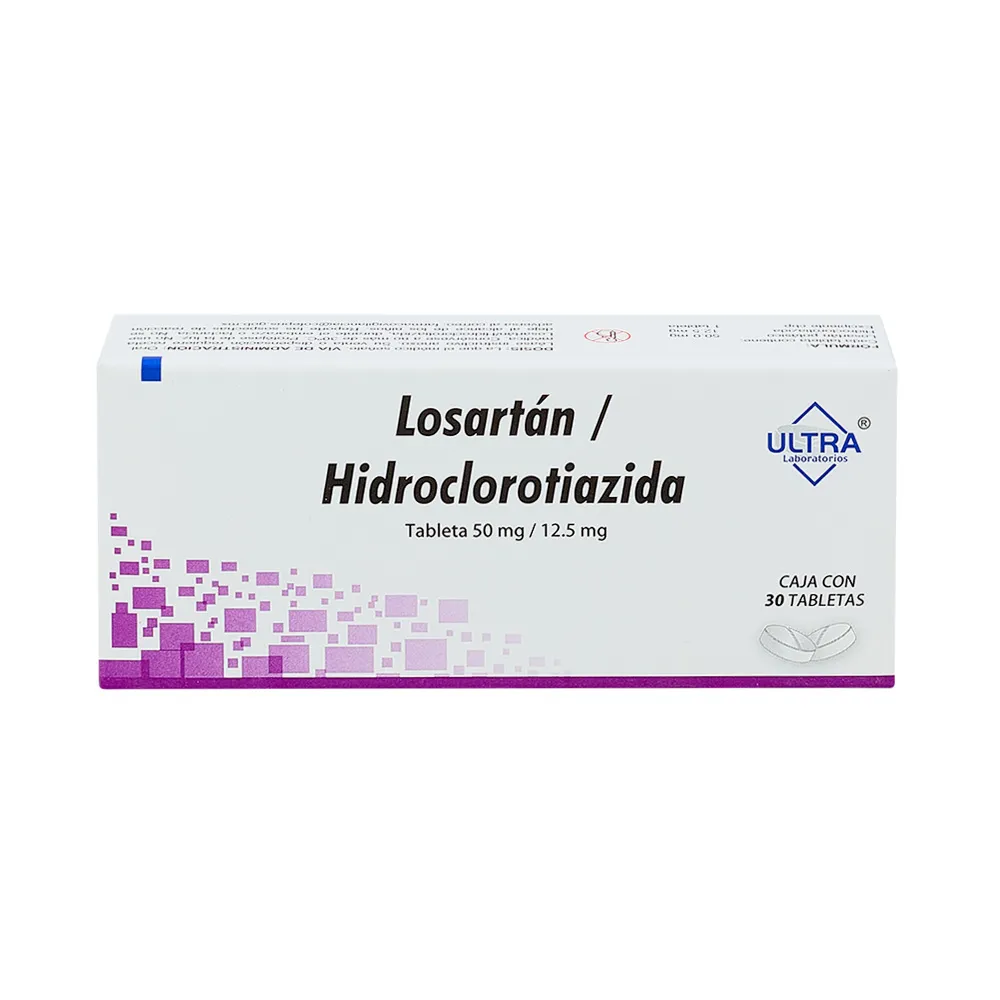 LOSARTANHIDROC T 30 50/12.5MG ULTRA