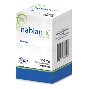 NABIANK 100MG TAB C 20 TOPIRAMATO