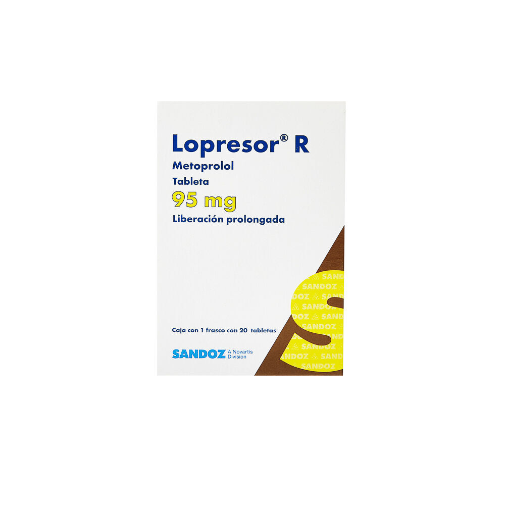 LOPRESORR 95MG LP C 20 TAB METOPROLOL