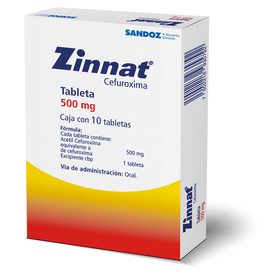 ZINNAT 500MG C 10 TAB CEFUROXIMA