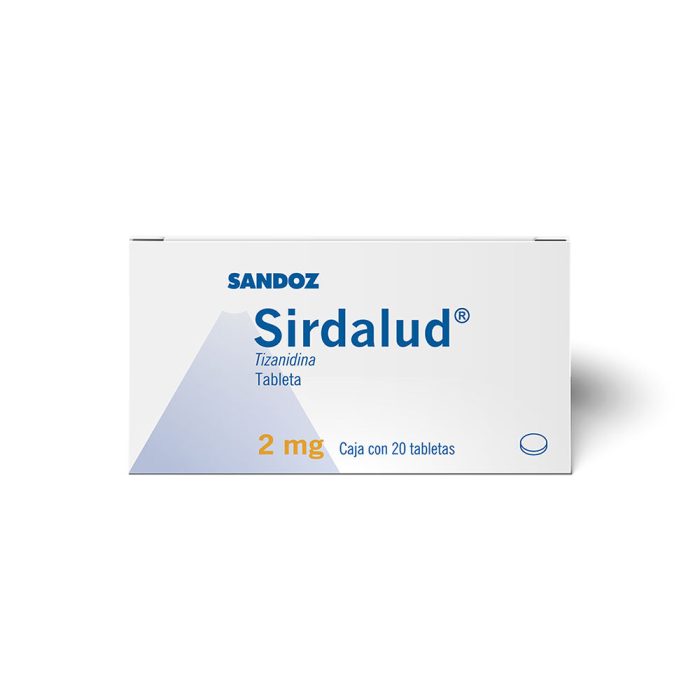 SIRDALUD 2MG C 20 TAB TIZANIDINA