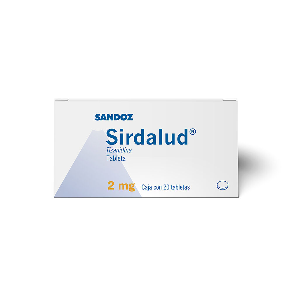 SIRDALUD 2MG C 20 TAB TIZANIDINA