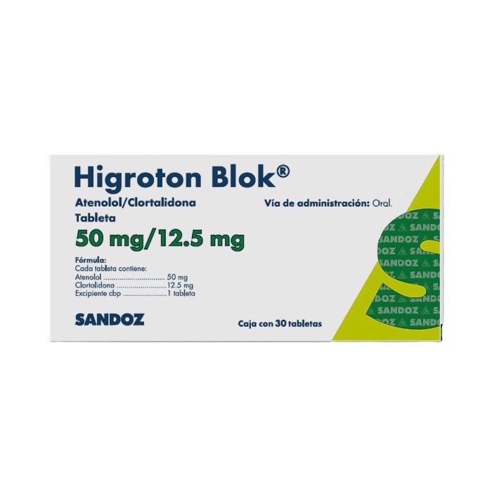 HIGROTON BLOK 5012.5MG C 30 TAB