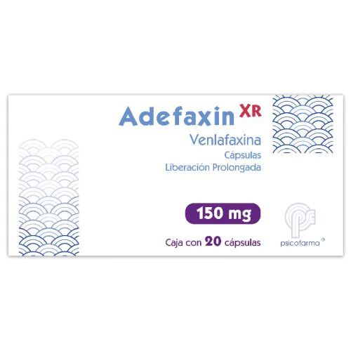 ADEFAXIN XR C 20 150MG LP VENLAFAXINA