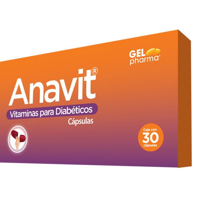 ANAVIT C 30 CAP VIT P DIABETICOS