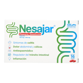 NESAJAR 300/100MG DIMETICON/PINAVER C 16 CAP