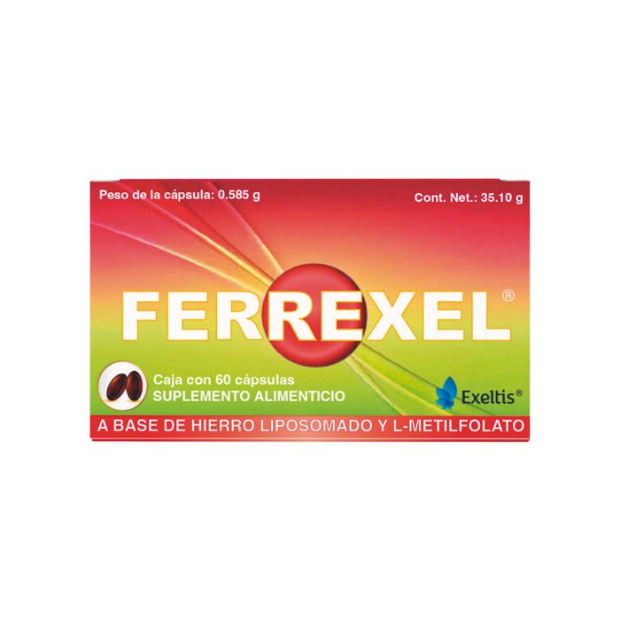 FERREXEL C 60 CAP ACIDO FOLICOMETAFOLIN