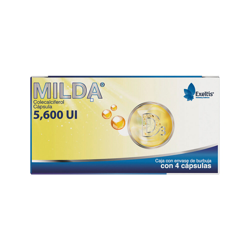 MILDA 5600 UI C 4 CAP COLECALCIFEROL