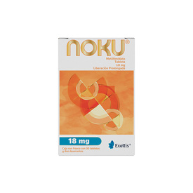 NOKU LP 18MG C 30 TAB METILFENIDATO