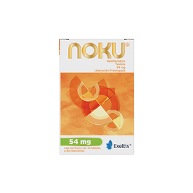 NOKU LP 54MG C 30 TAB METILFENIDATO